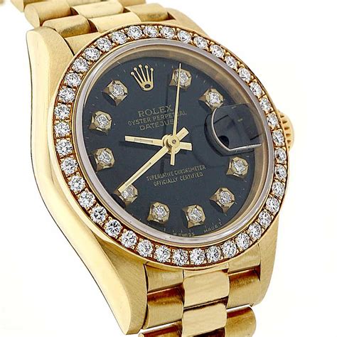 rolex with diamond face|rolex watch diamond bezel prices.